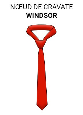 Noeud de cravate Windsor