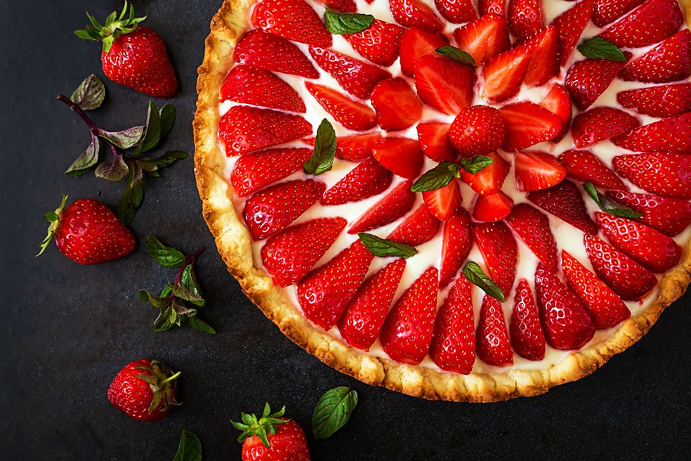 Recette tarte aux fraises